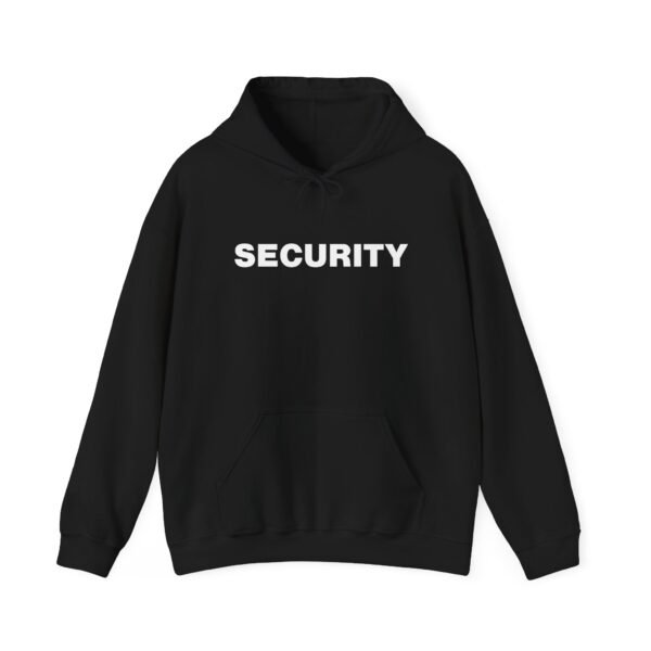 Double Sided SECURITY Unisex Hoodie Sweatshirt