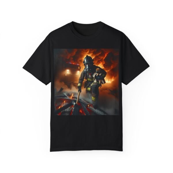 Firefighter Hero Unisex Garment-Dyed T-shirt – Perfect Gift for First Responders